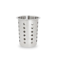 Stainless Steel Cylinder Flatware Silverware Utensil Holder